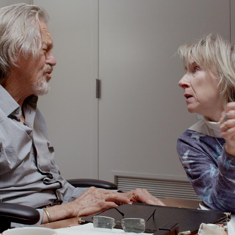 Actors Miles Anderson and Bella Merlin (left to right) are entrenched in the characters they are playing.