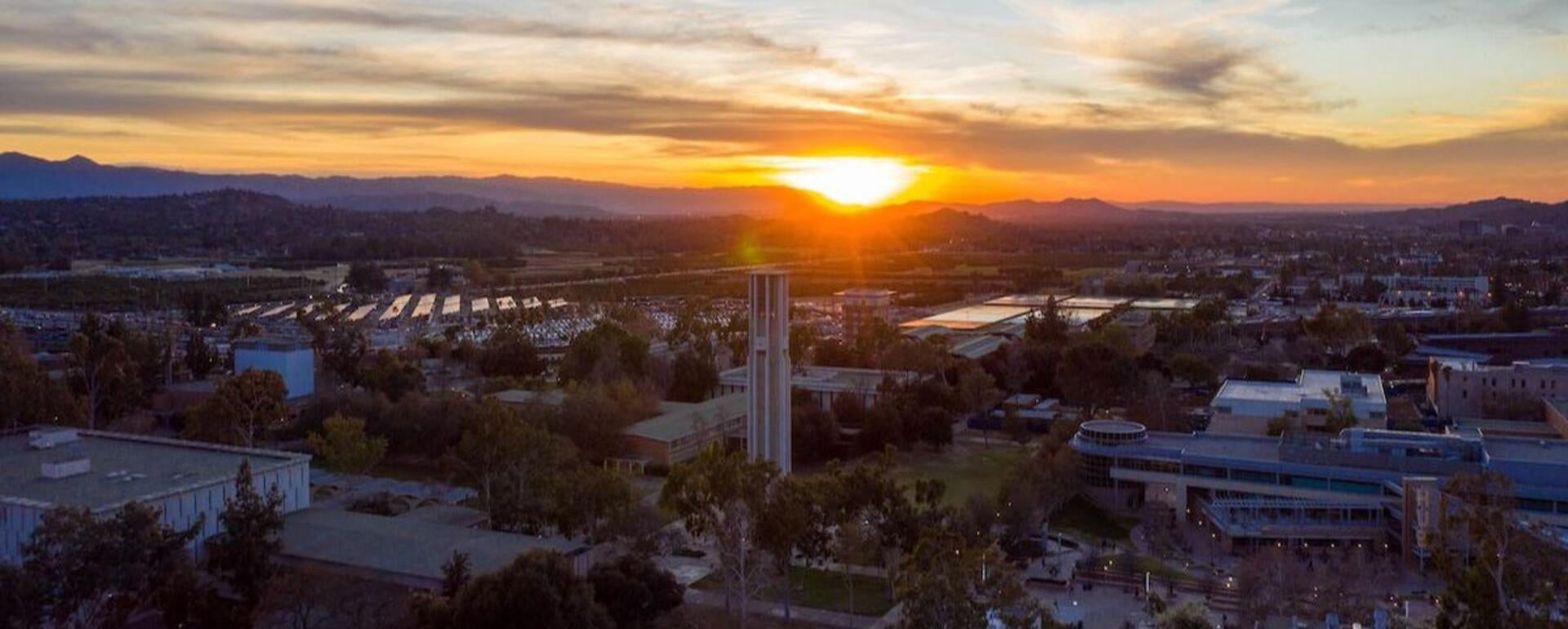 UCR Campus Sunset