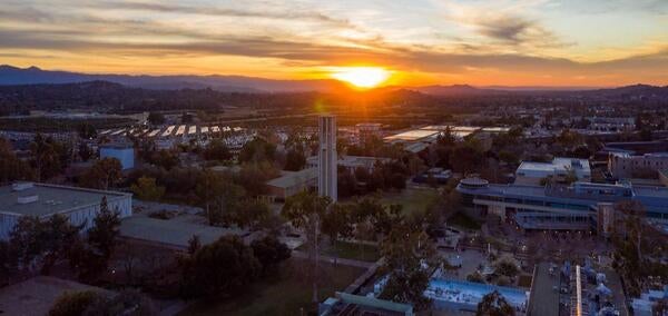 UCR Campus Sunset