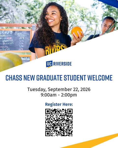 New Graduate Student Welcome 2026