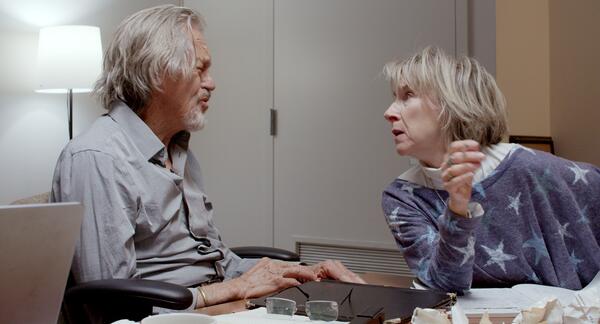 Actors Miles Anderson and Bella Merlin (left to right) are entrenched in the characters they are playing.