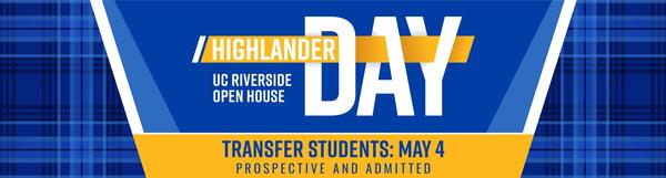 UCR Highlander Day 2024: Transfer