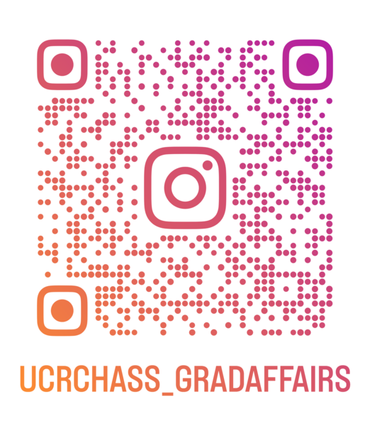 UCR CHASS Graduate Affairs Instagram